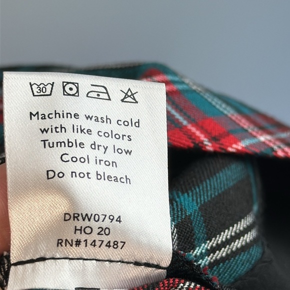 NWT Draper James Georgia Tartan Plaid Love Circle Waist Tree Dress Size 14 - Picture 10 of 16